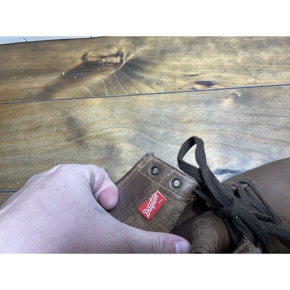 Dayton Service Boots Men’s Size 12 Brown Oil Scratch Leather Vibram main image 6